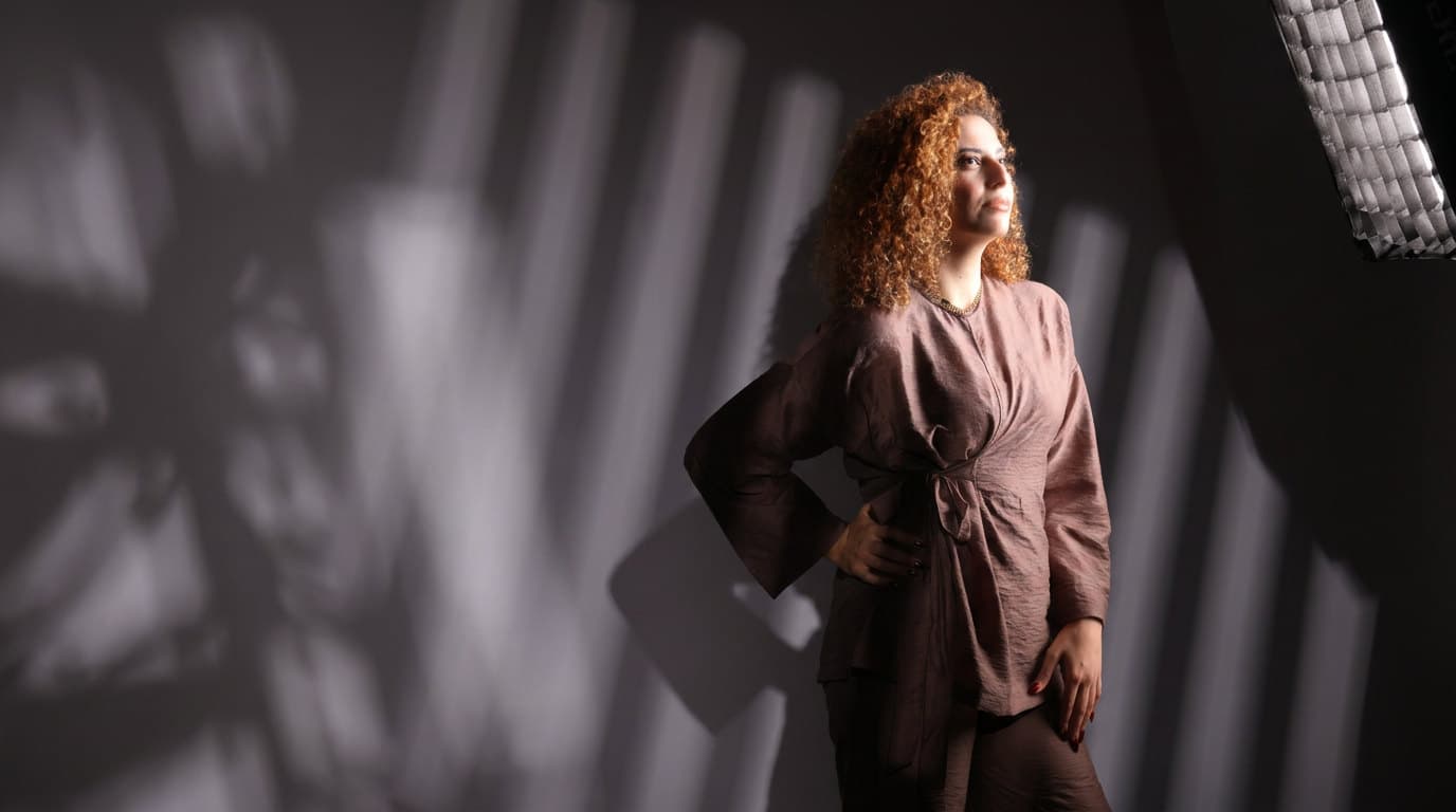 Ensemble noué ODAE en marron taupe